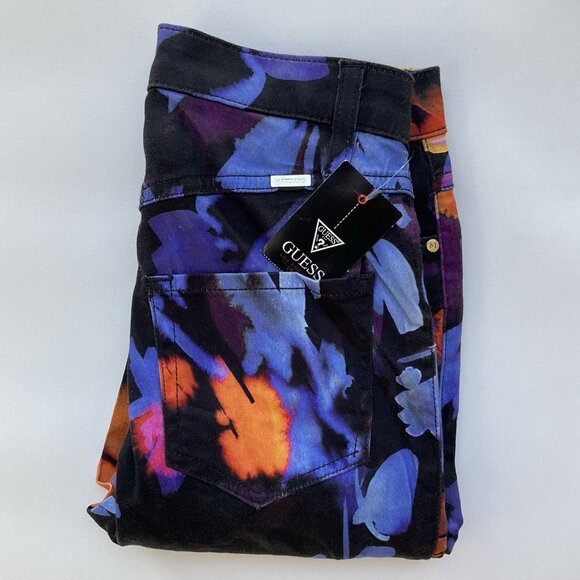 Guess By Marciano Women’s Stiletto No. 97 Skinny High Rise Jeans Printed Size 24 - Picture 1 of 11